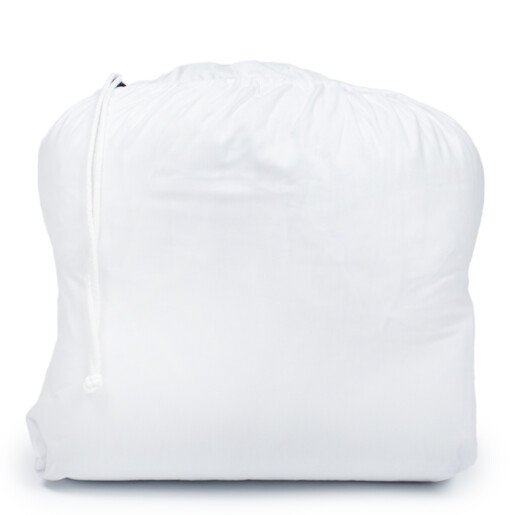 Sac de dormit de bumbac cu perna si fermoar 140x75 cm Nativo Dreams Alb
