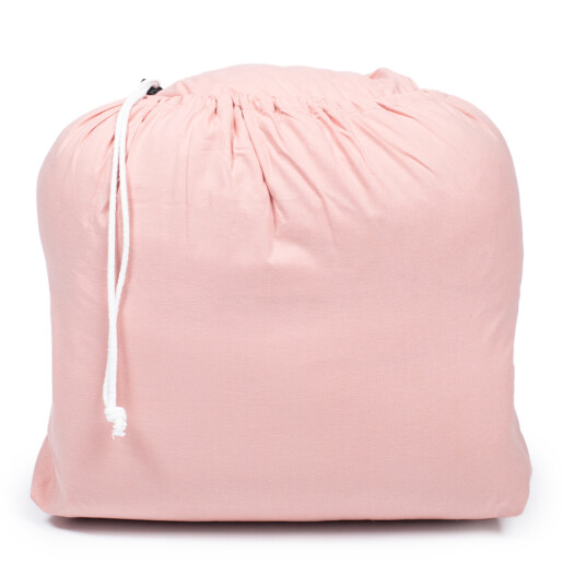 Sac de dormit de bumbac cu perna si fermoar 140x75 cm Nativo Dreams Piersica