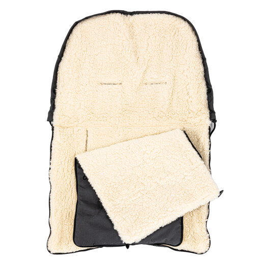 Sac de dormit impermeabil de lana Nativo Winter 95x40 cm Grafit