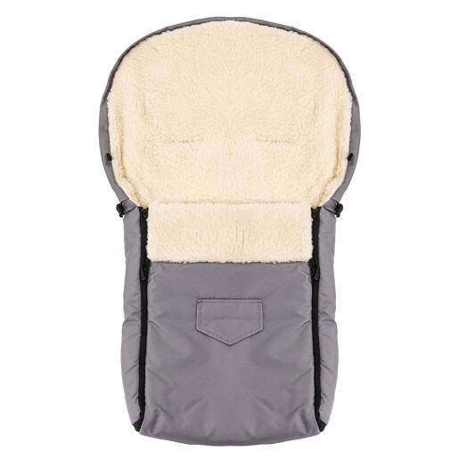 Sac de dormit impermeabil de lana Nativo Winter 95x40 cm Gri