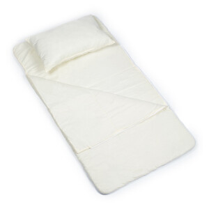 Sac de dormit de bumbac cu perna si fermoar 140x75 cm Nativo Dreams Bej
