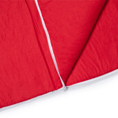 Sac de dormit de bumbac cu perna si fermoar 140x75 cm Nativo Dreams Rosu