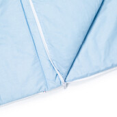 Sac de dormit de bumbac cu perna si fermoar 140x75 cm Nativo Dreams Albastru