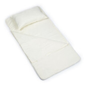 Sac de dormit de bumbac cu perna si fermoar 140x75 cm Nativo Dreams Bej