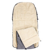 Sac de dormit impermeabil de lana Nativo Winter 110x40 cm Gri
