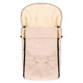 Sac de dormit impermeabil de lana Nativo Winter 95x40 cm Cappuccino